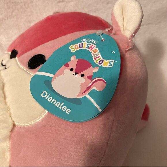 Squishmallows Dianalee Pink Chipmunk 12” inch NWT - Picture 7 of 7